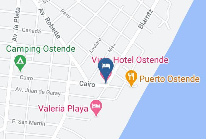 Pinamar - Viejo Hotel Ostende Maps