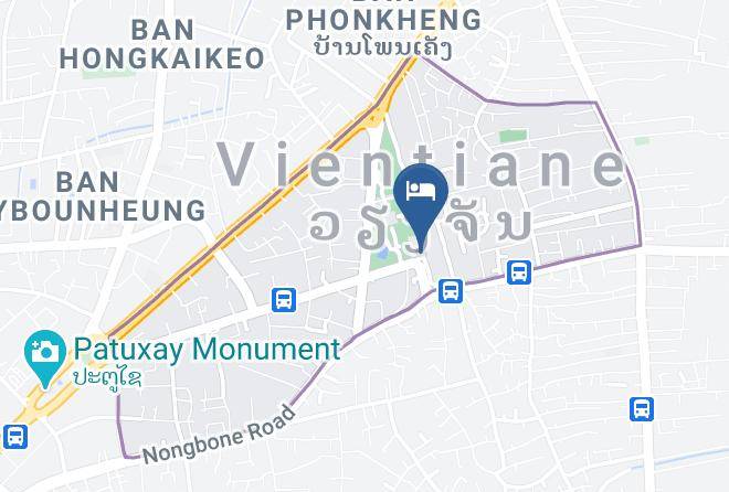 Vientiane - Vieng Vang Hotel And Resterant Maps