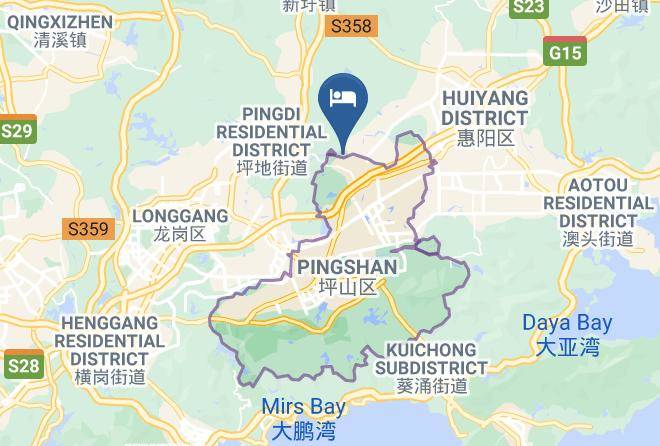 Shenzhen - Vienna Classic Hotel Kengzi Maps
