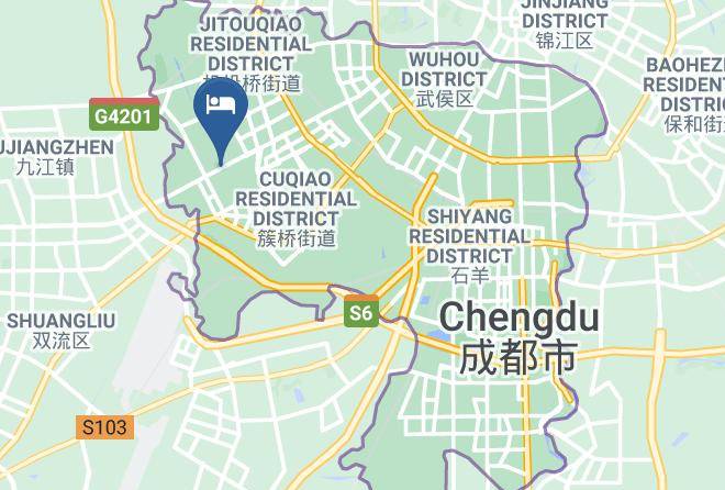 Chengdu - Vienna Hotel Chengdu Dafeng Subway Station Maps