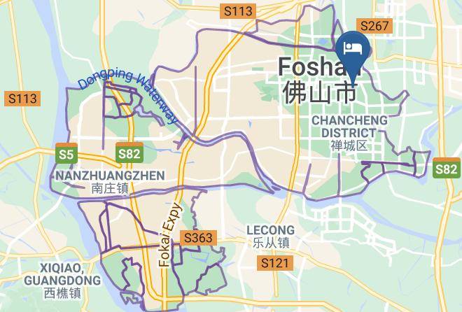 Foshan - Vienna Hotel Foshan Lingnan Pearl Gymnasium Branch Maps