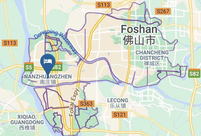 Foshan - Vienna Hotel Foshan Nanzhuang Avenue Maps