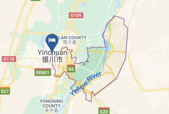 Yinchuan - Vienna Hotel Yinchuan Railway Station Maps
