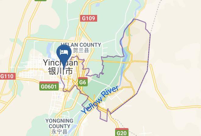 Yinchuan - Vienna Hotel Yinhu Maps