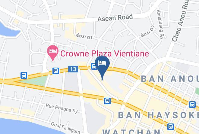 Vientiane - Vientiane Garden Boutique Hotel Maps