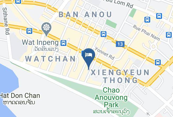Vientiane - Vientiane Star Hotel Maps