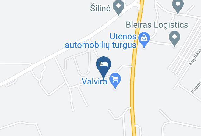 Utena District Municipality - Viesbutis Kelyje Maps