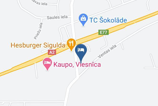 Sigulda - Viesnica Un Restorans Aparjods Maps