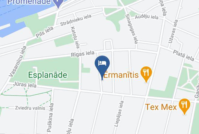 Ventspils - Viesu Nams Mezu 13 Maps