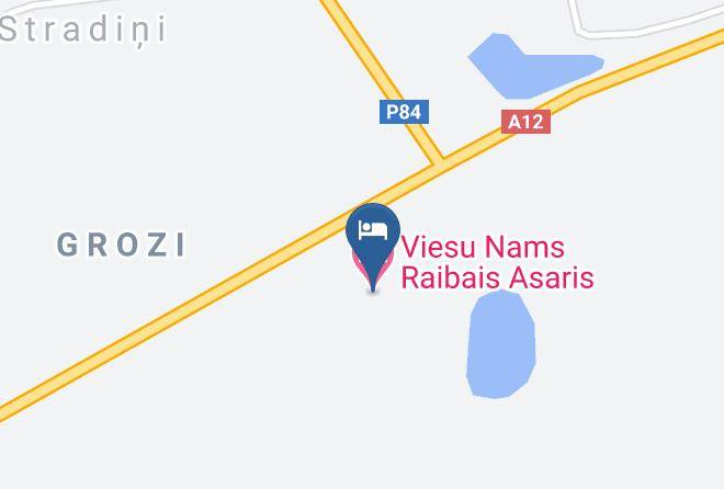 Varaklanu Pagasts - Viesu Nams Raibais Asaris Maps