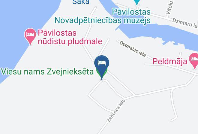 Pavilosta - Viesu Nams Zvejniekseta Maps