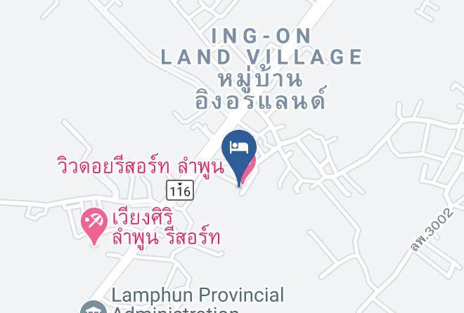 Amphoe Mueang Lamphun - View Doi Resort Maps
