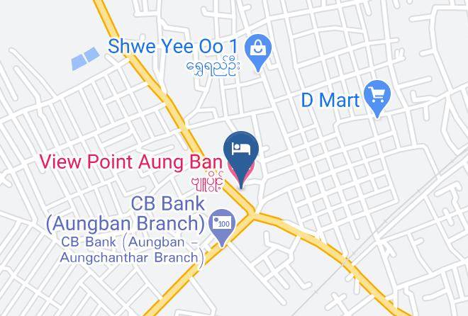 Taunggyi - View Point Aung Ban Hotel Maps