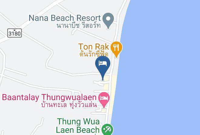 Amphoe Pathio - View Resort Thung Wua Laen Beach Maps