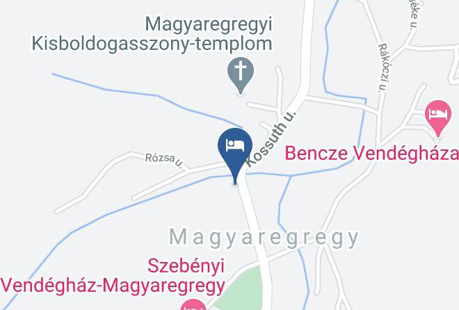 Magyaregregy - Vig Sajtmester Vendeghaza Maps