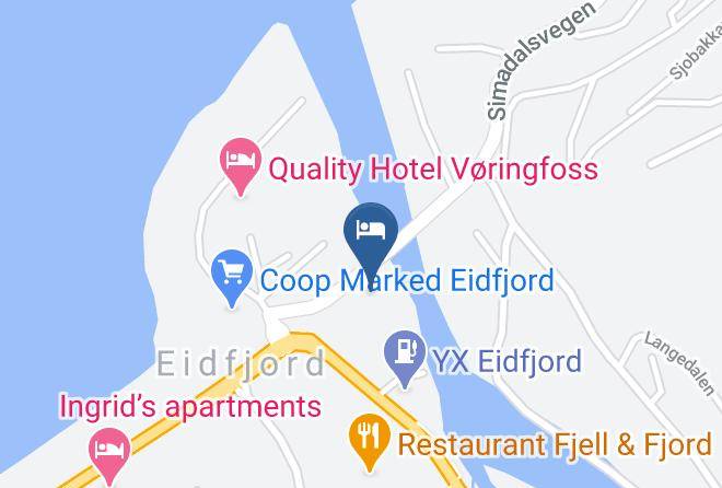 Eidfjord - Vik Pensjonat Og Hytter Maps