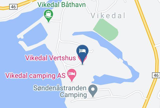 Vikedal Vertshus Map