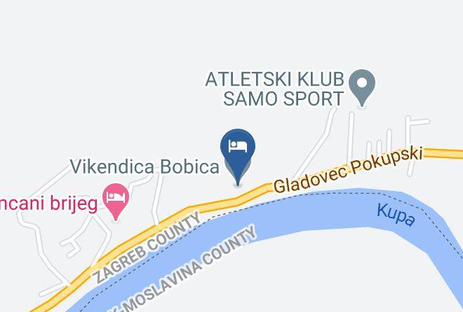 Pokupsko - Vikendica Bobica Maps