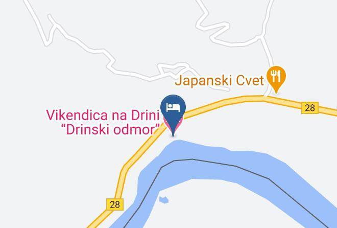Macvanski - Vikendica Na Drini Drinski Odmor Maps