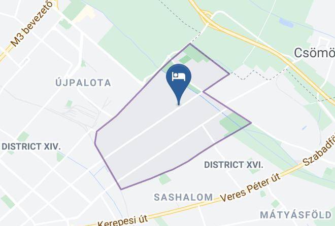 Budapest 16 Kerulet - Viki Hotel Kft Maps