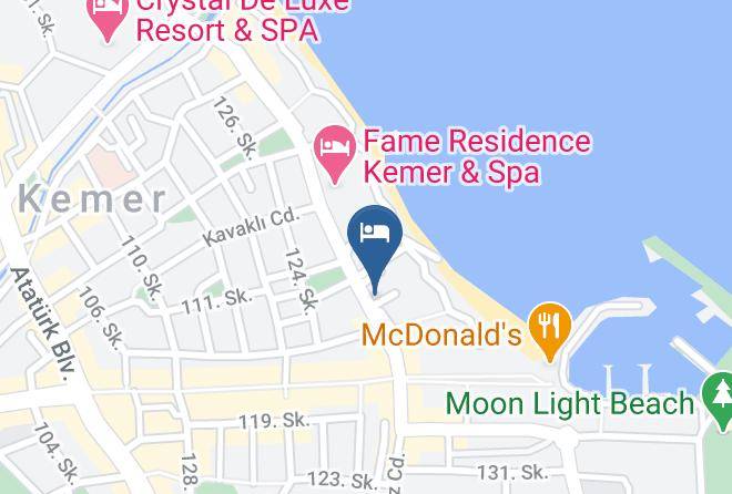 Kemer - Viking Moral Beach Hotel Maps