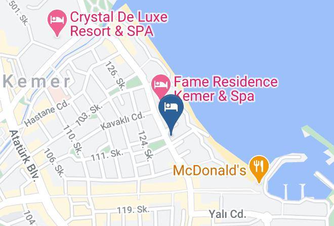 Kemer - Viking Nona Beach Hotel Maps