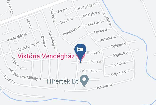 Harkany - Viktoria Vendeghaz Maps