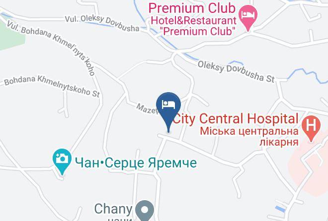 Yaremcha - Viktoriya Pryvatna Sadyba Maps