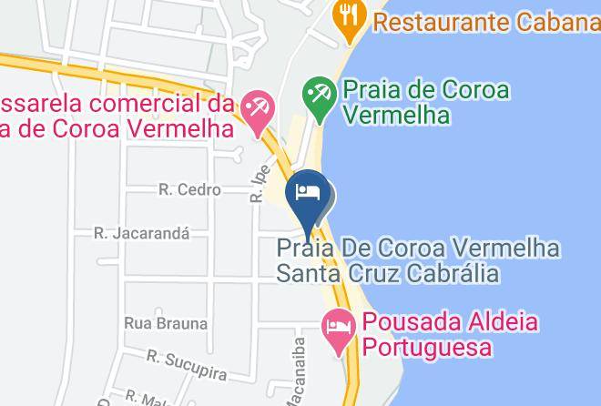 Santa Cruz Cabralia - Hotel Areia Do Atlantico Maps