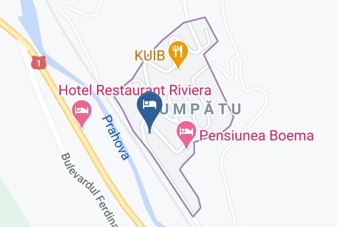 Sinaia - Vila Acvila Maps