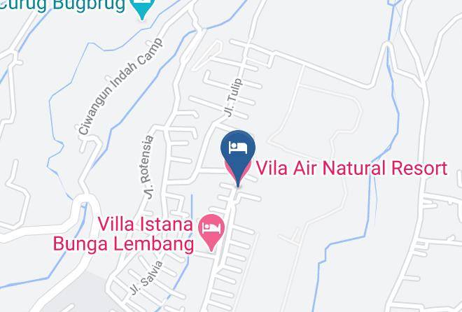 Bandung Barat - Vila Air Natural Resort Maps