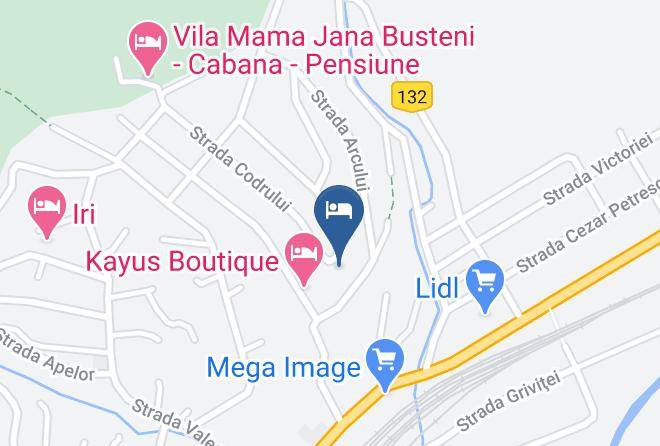 Busteni - Vila Alegria Maps