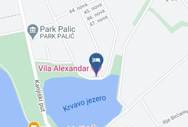 Central Serbia - Vila Alexandar Maps