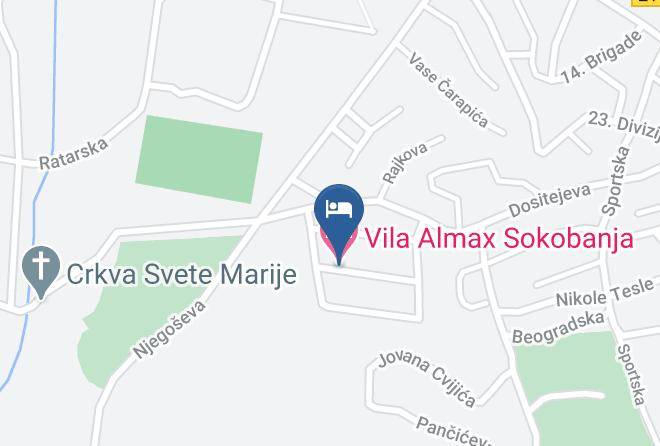 Zajecar District - Vila Almax Sokobanja Maps
