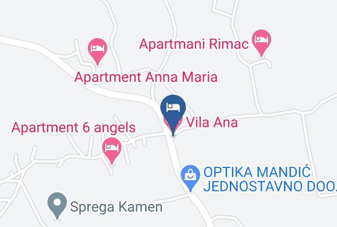 Trogir - Vila Ana Maps