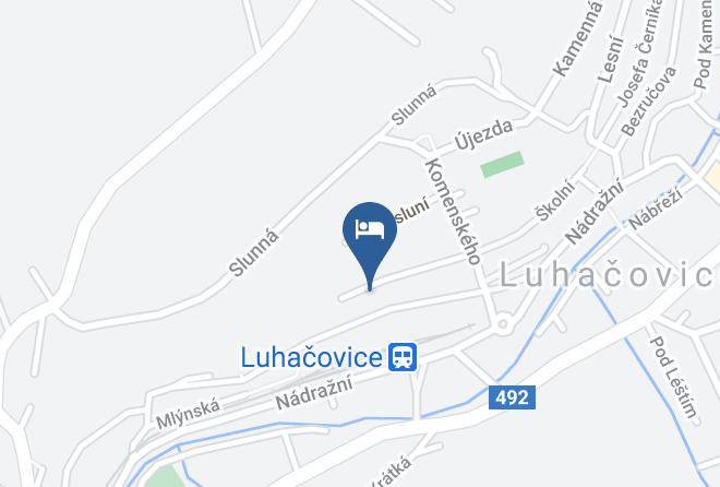 Luhacovice - Vila Aneta Maps