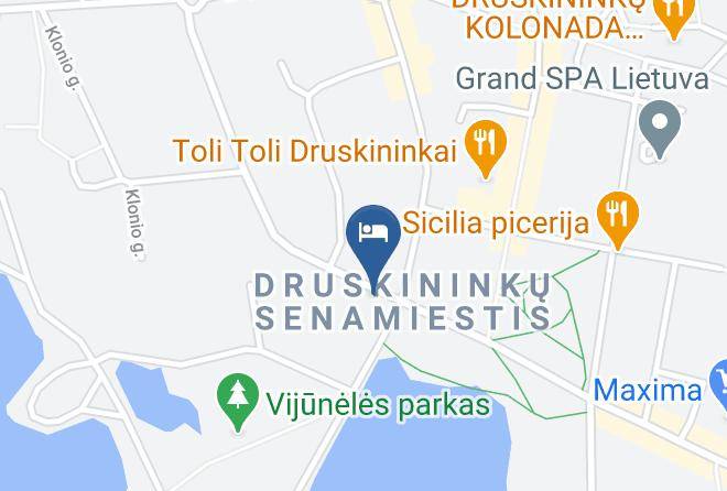 Druskininkai - Vila Arnika Maps