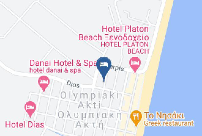 Pieria - Vila Athina Maps