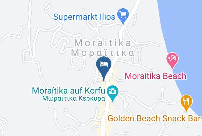 Kerkira - Vila Bella Grecia Moraitika Maps