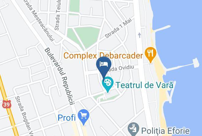 Vila Bendis Eforie Nord Map