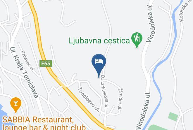 Crikvenica - Vila Benic Maps