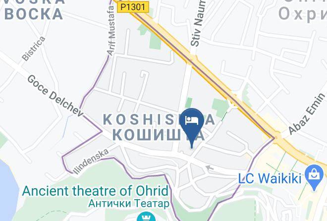 Ohrid - Vila Biljana Ohrid Maps