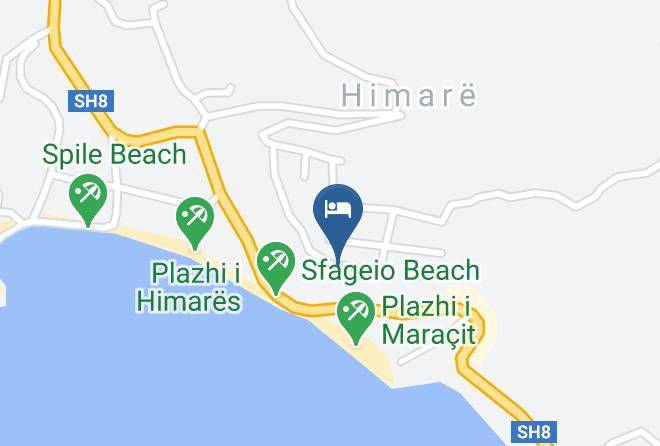 Himara - Vila Blu Hotel Reception Maps