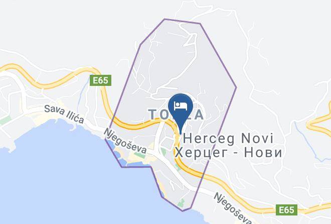 Herceg Novi - Vila Bogumila Maps