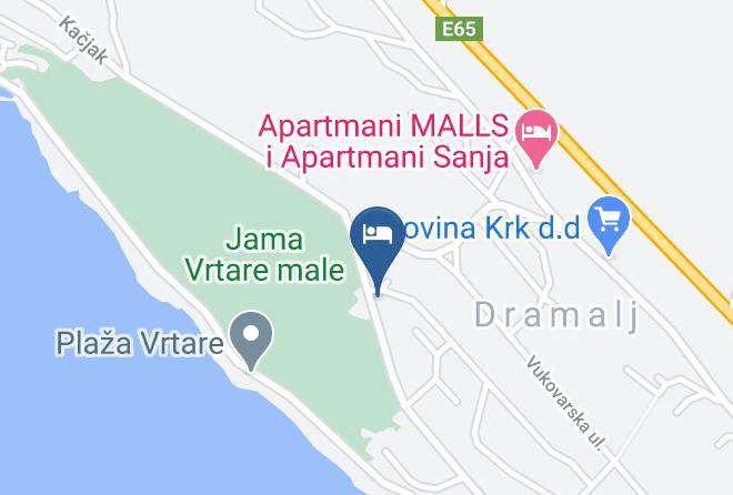 Crikvenica - Vila Bohemia Maps