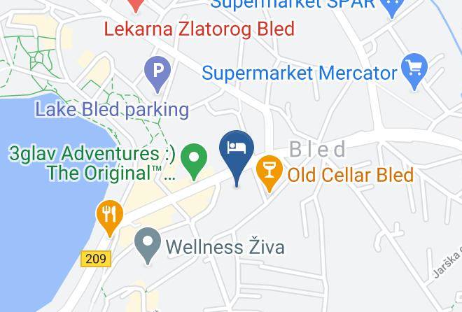 Bled - Vila Bojana Maps