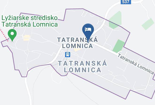 Poprad - Vila Borievka Maps