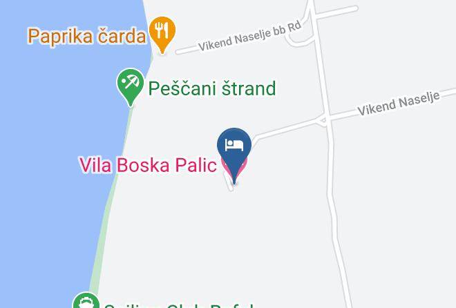 Central Serbia - Vila Boska Palic Maps