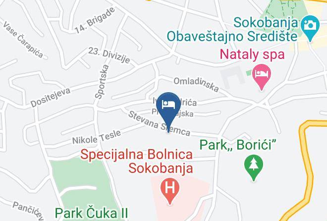 Zajecar District - Vila Breza Maps