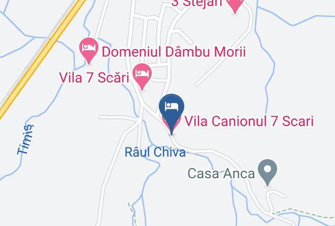 Sacele - Vila Canionul 7 Scari Maps